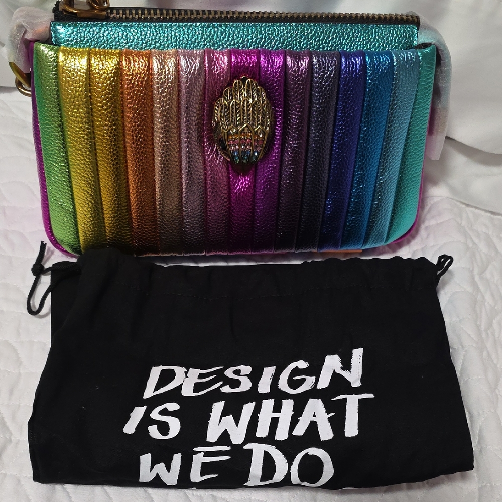 Kurt Geiger Rainbow Metallic Crossbody Bag
